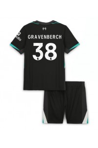 Liverpool Ryan Gravenberch #38 Babytruitje Uit tenue Kind 2024-25 Korte Mouw (+ Korte broeken)